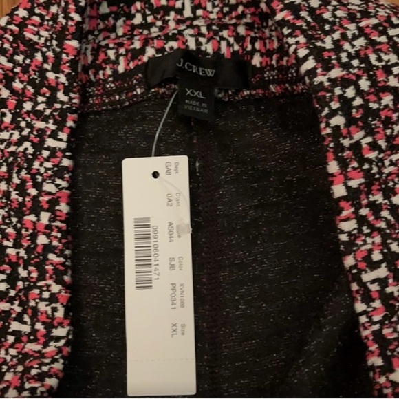 NWT J. Crew jacquard abstract speckled bike shorts XXL - Picture 4 of 4